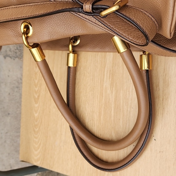 Marc by Marc Jacobs Too Hot to Handle Pebbled leather Saddle Bag in Tan Leather - Picture 10 of 16